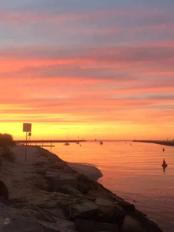 Cape Cod harbor view
